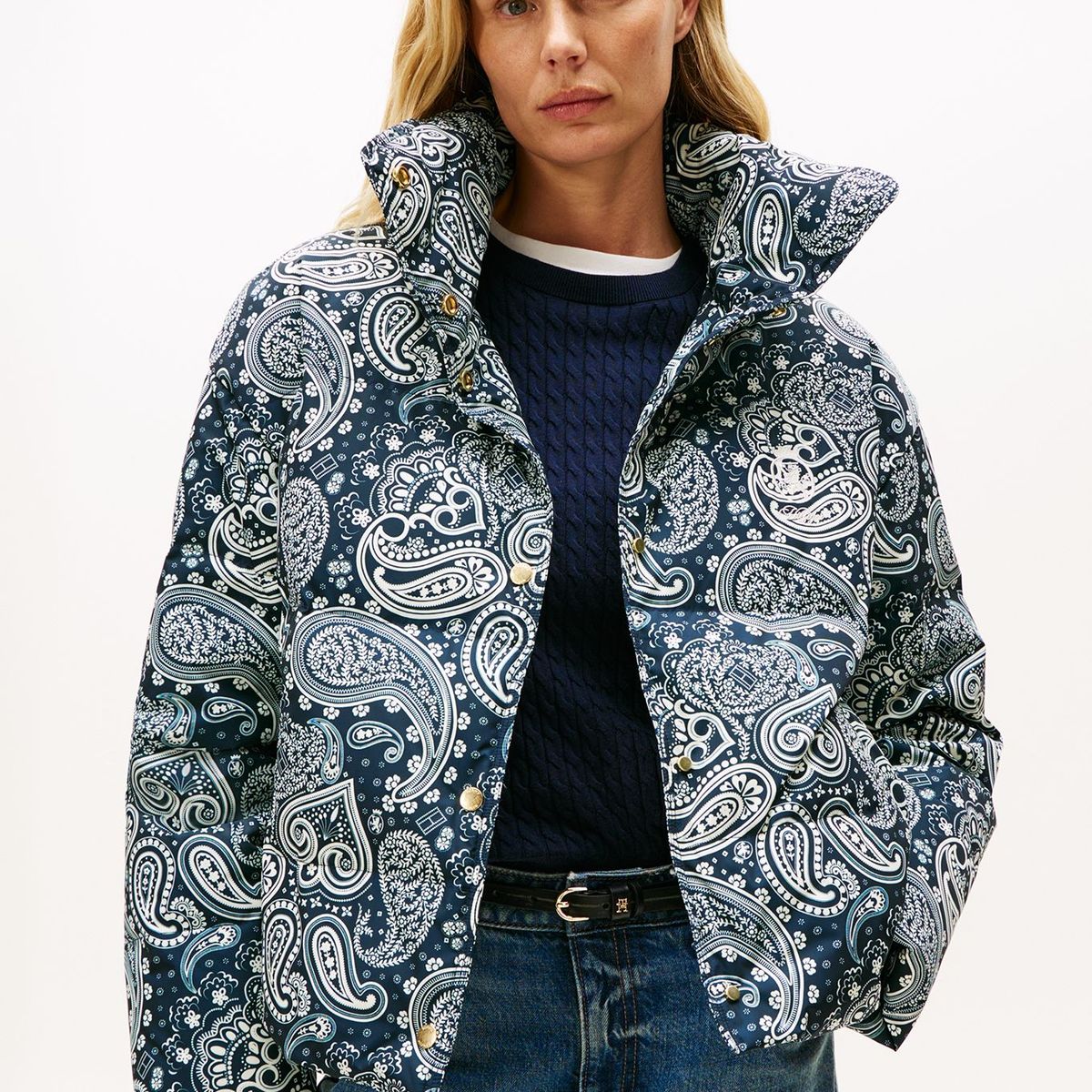 TOMMY HILFIGER - Parka Essential Down Regular Fit Multicolor Tommy Hilfiger