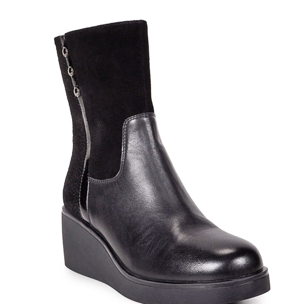 DEGAS - Bota Cuero Prisma Negro DEGAS