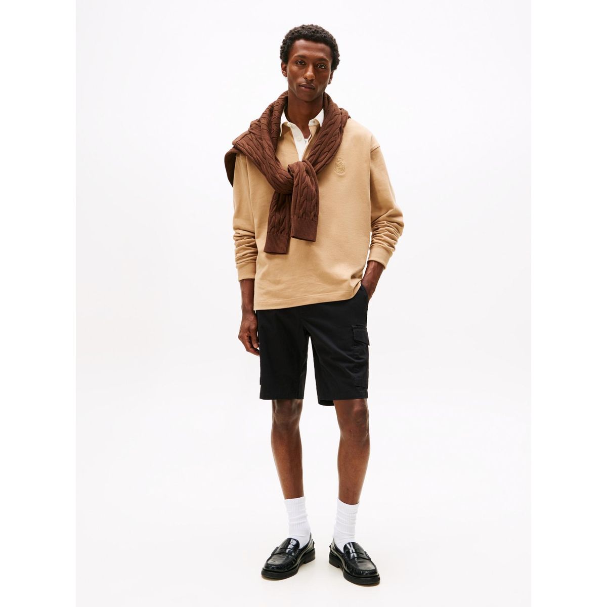 TOMMY HILFIGER - Short Harlem Cargo 1985 Negro Tommy Hilfiger