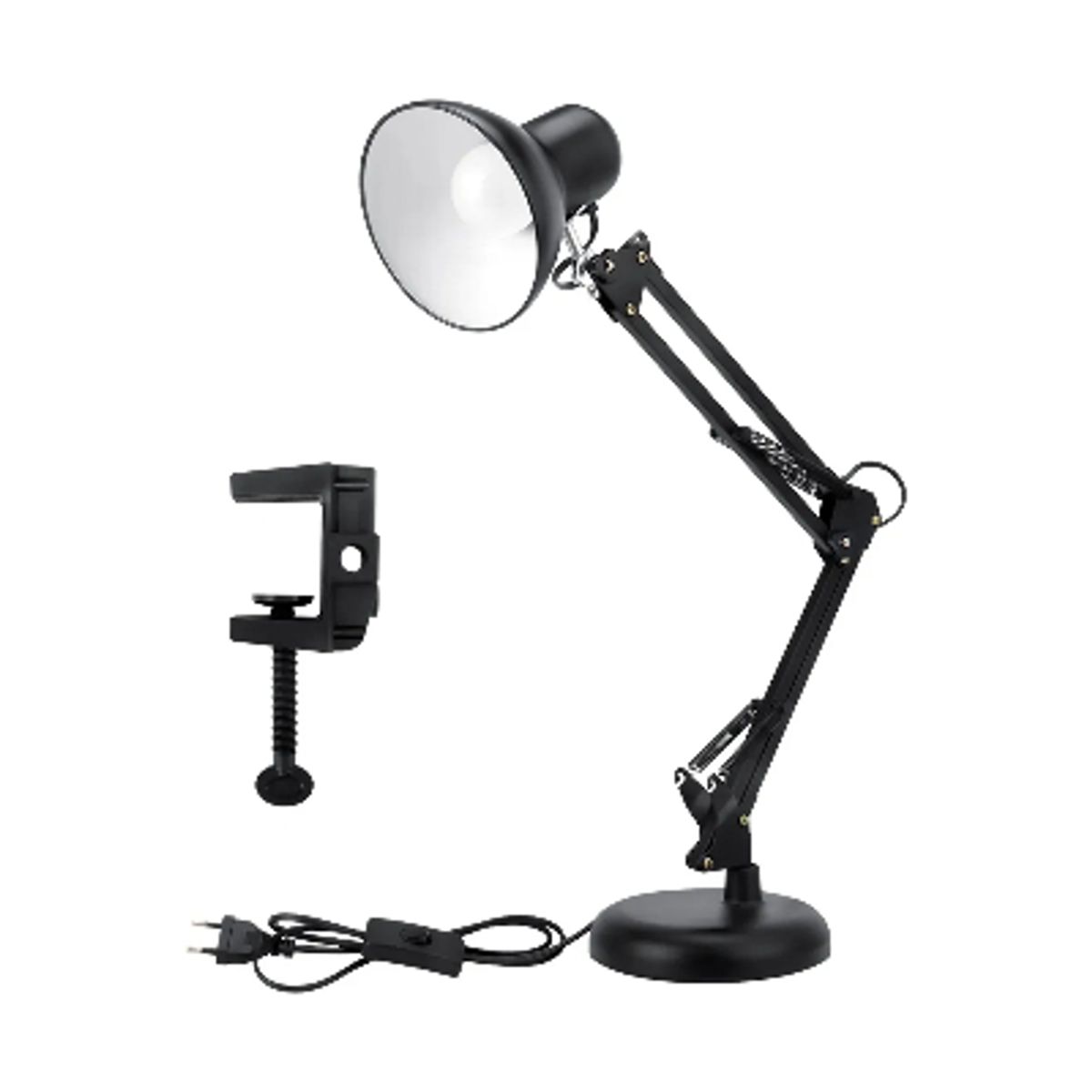 GENERICO - Lámpara Escritorio Oficina Con Abrazadera Brazo Flexible