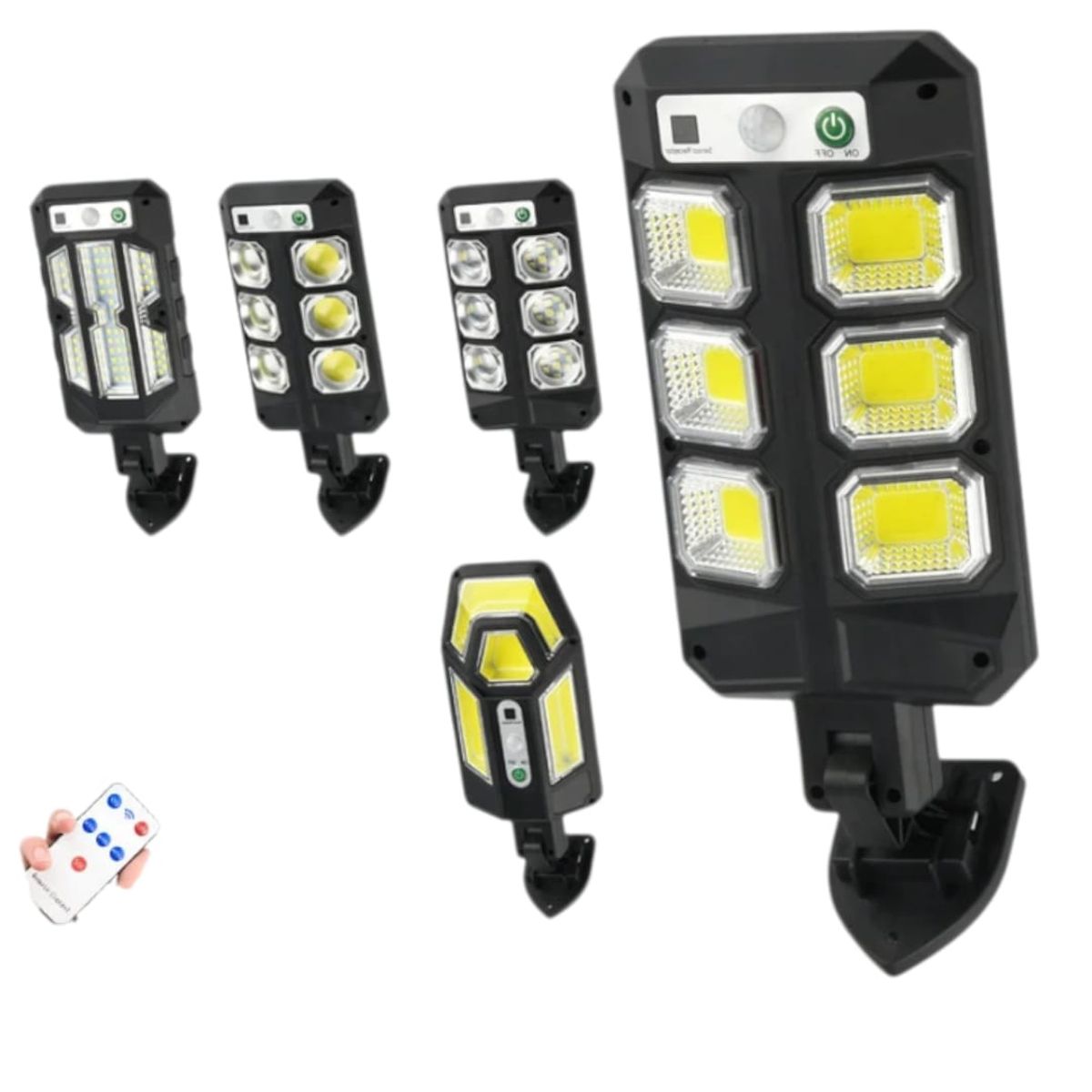 GENERICO - Foco Luminaria Solar Exterior Calle Reflector Lámpara Pared