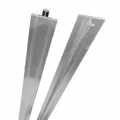 DOER - Perfil de Aluminio tipo "T" 2,45mt