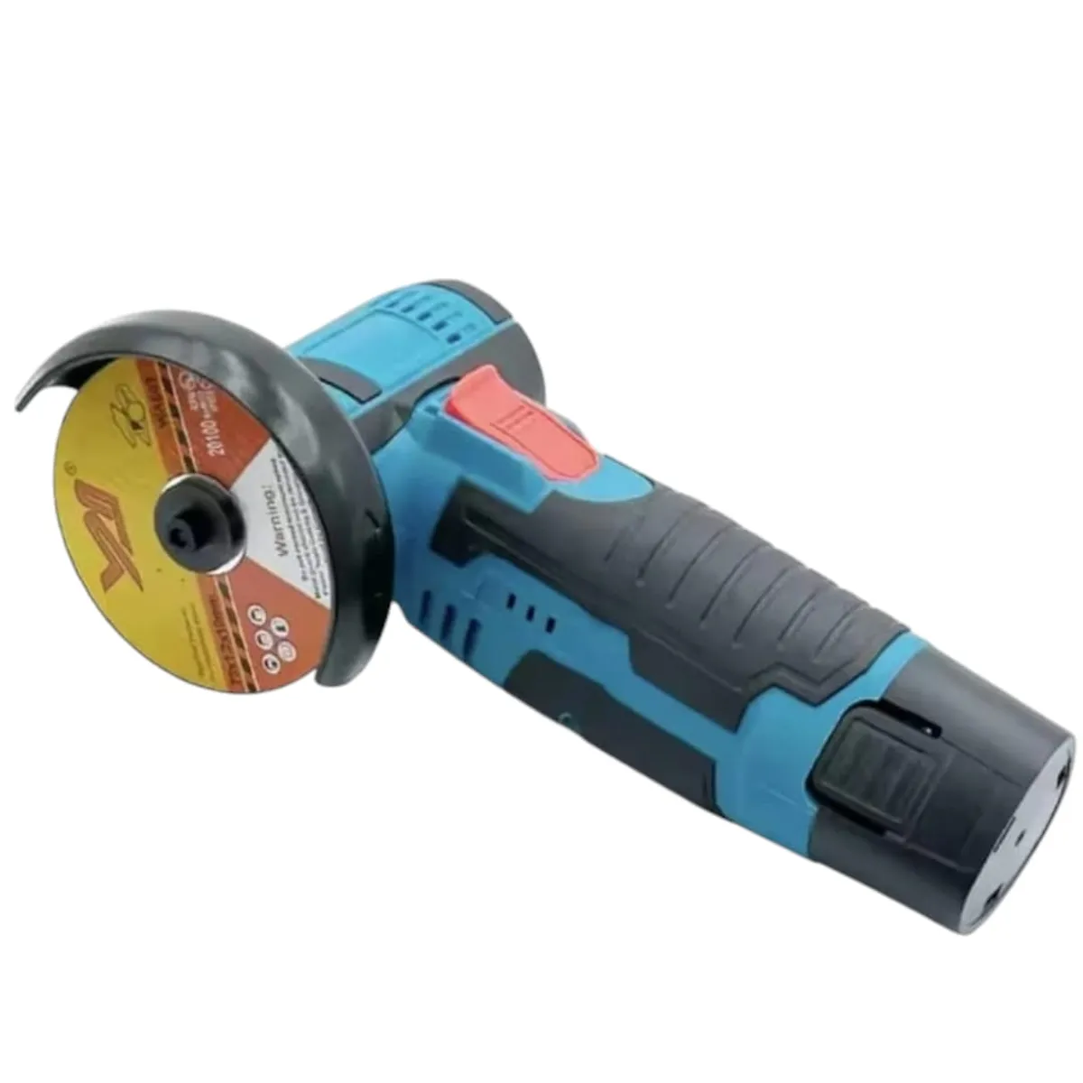 GENERICO - Mini Esmeril Amoladora Angular Inalambrica 2 Bater Azul