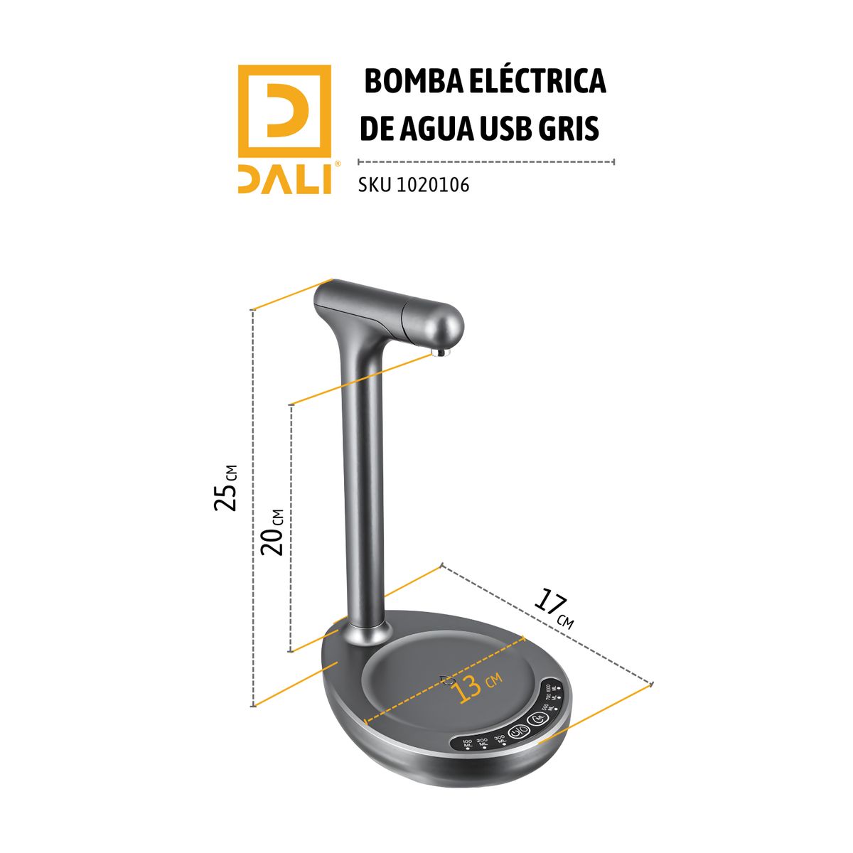 DALI - Bomba Usb Gris