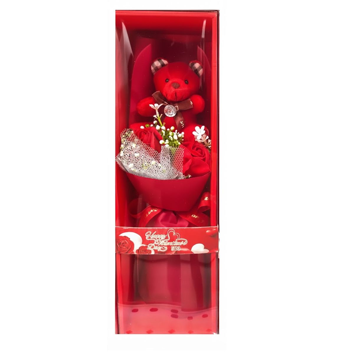 GENERICO - Ramo de Rosa Con Peluche