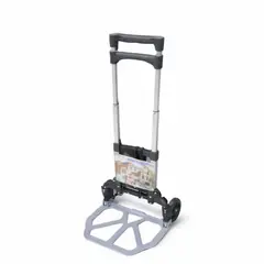 GENERICO - Carro Yegua Negro Plegable de Aluminio 75 Kilos soporta