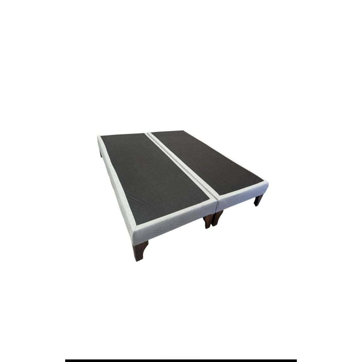 GENERICO - Base para cama 2 plaza gris top