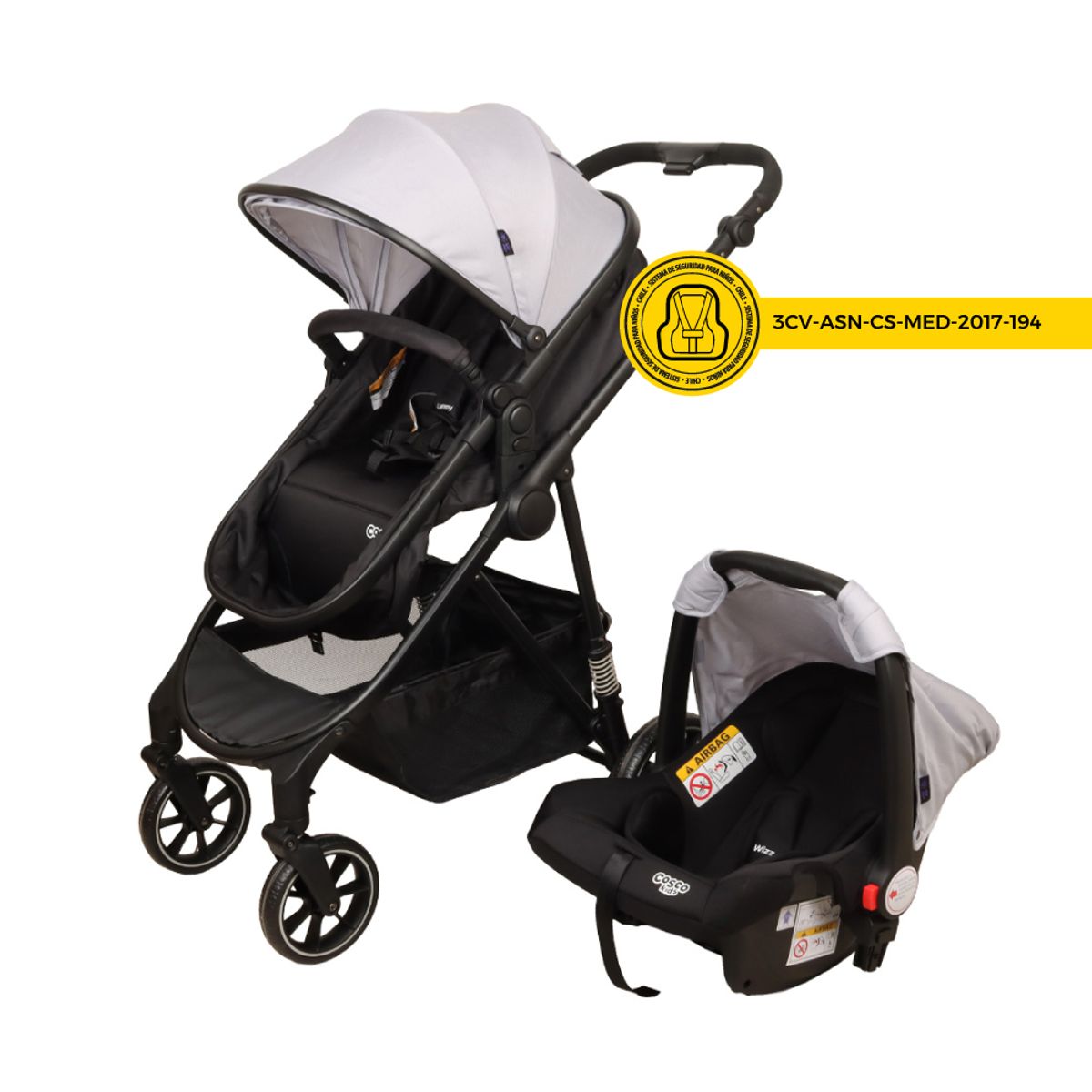 COSCO - Coche Travel System Lummy Grey Cosco