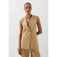 SCALPERS - CHALECO LINO PINZAS