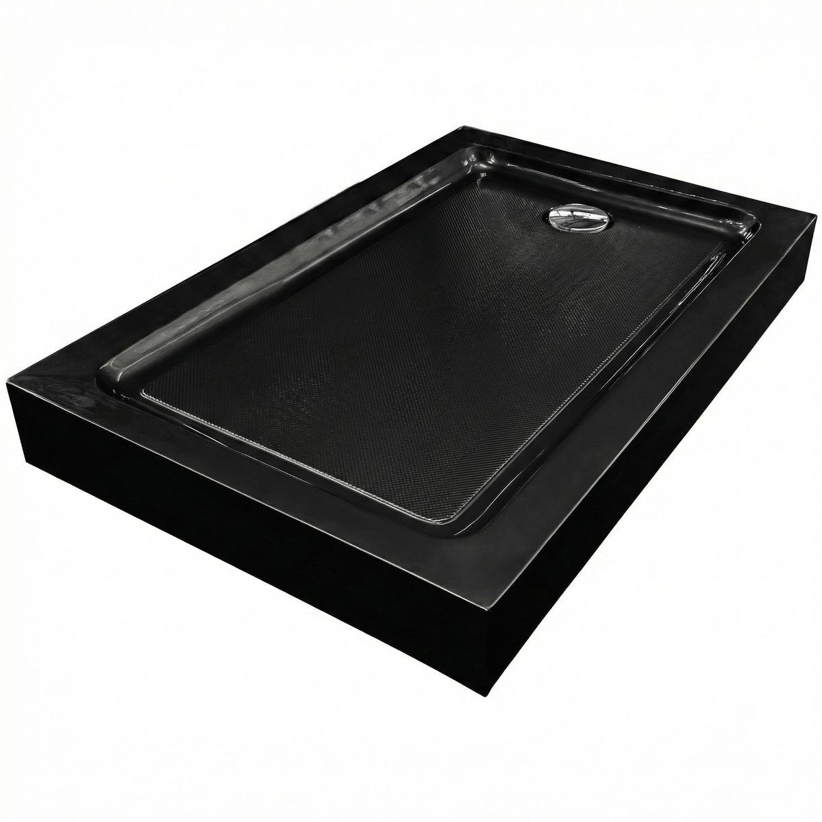 Receptáculo para Ducha Rectangular Negro Joytek 120x80x14 cm, marca JOYTEK - Foto 2