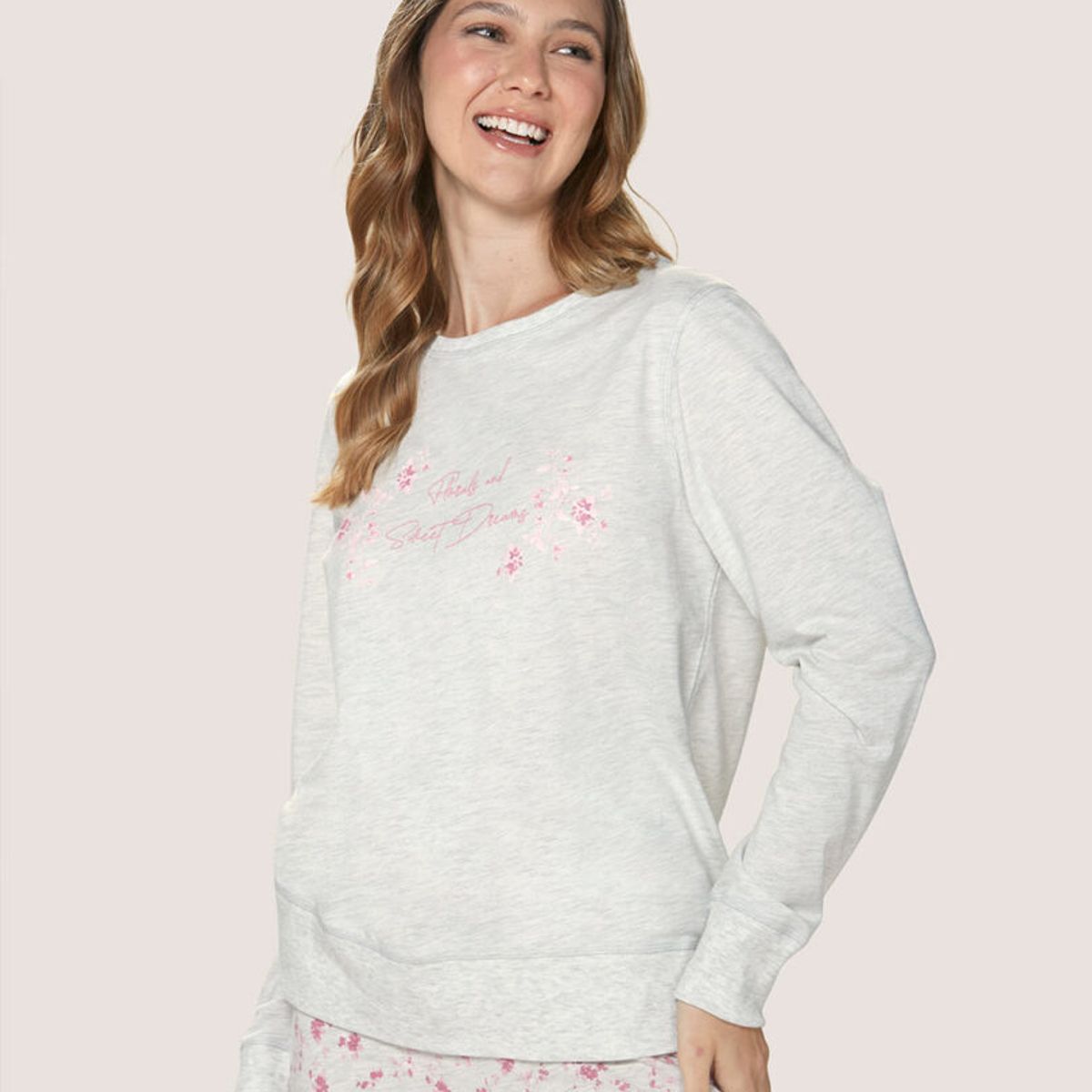 LADY GENNY - Pijama Floral AlgodónCotton