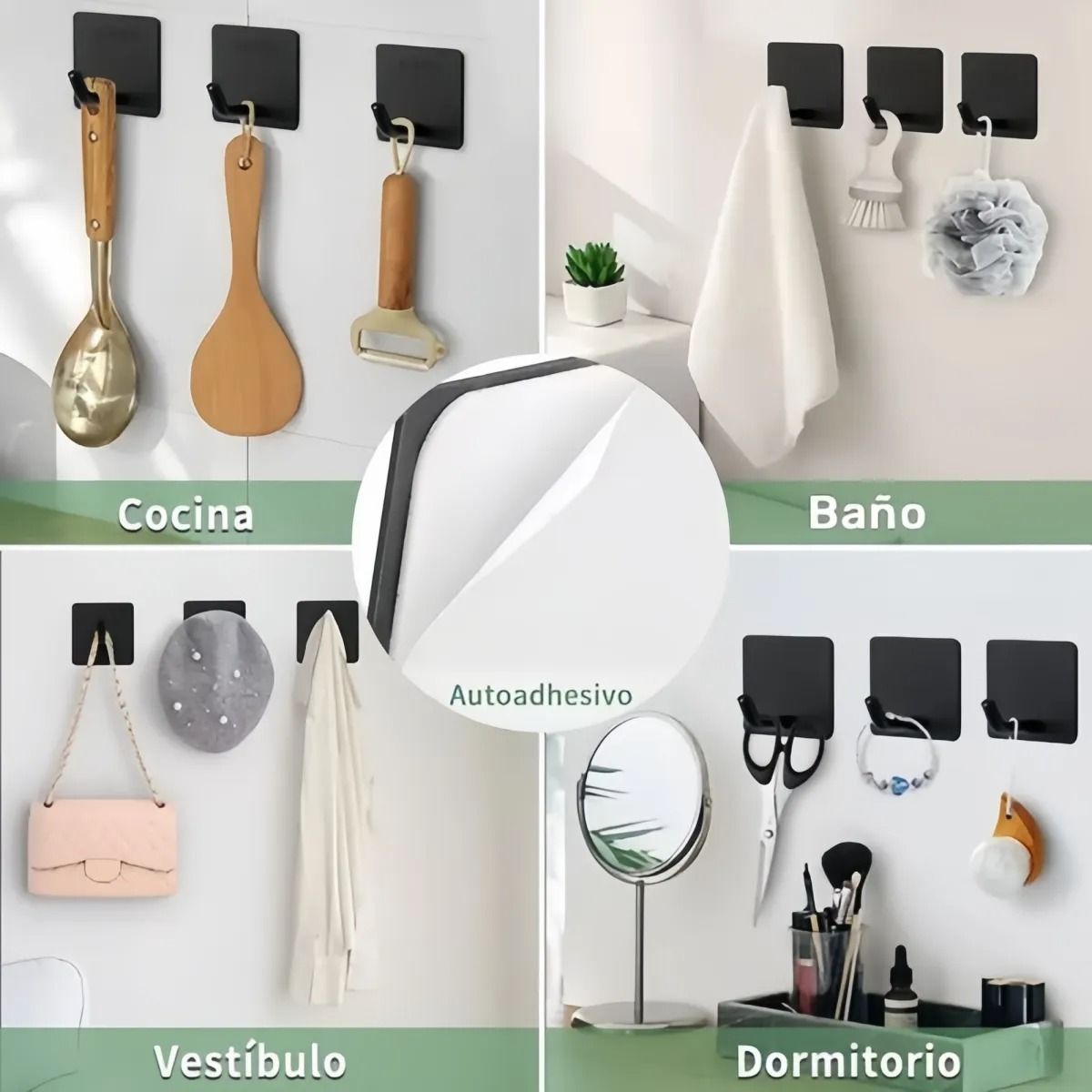 EVERSO - Juego De Accesorios De Baño Toalleros 304 Inoxidable 15pcs