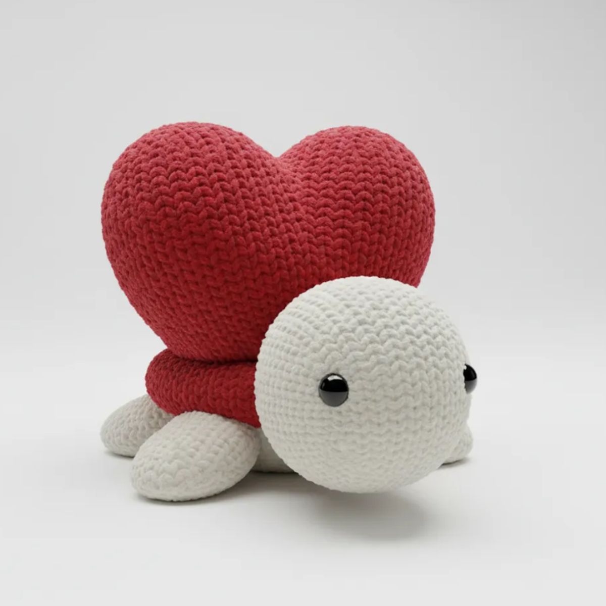 GENERICO - Tortuga de Corazón Tejida - Regalo de San Valentín