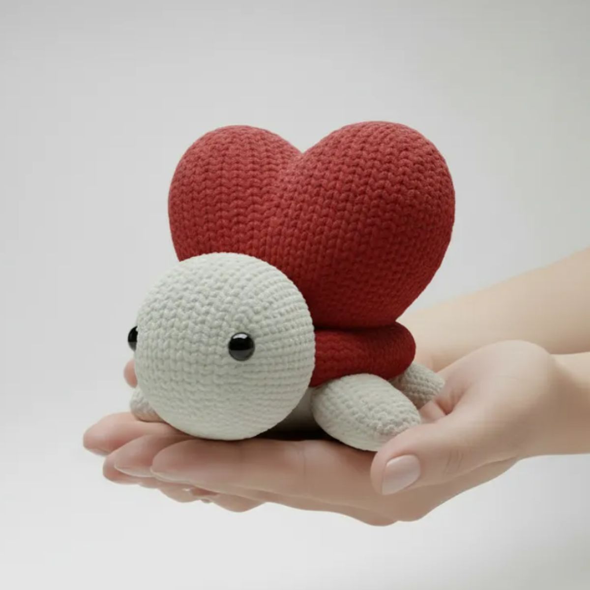 GENERICO - Tortuga de Corazón Tejida - Regalo de San Valentín