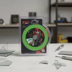 METALFER - Disco Diamantado Para Cortar Vidrio 115mm Hemic