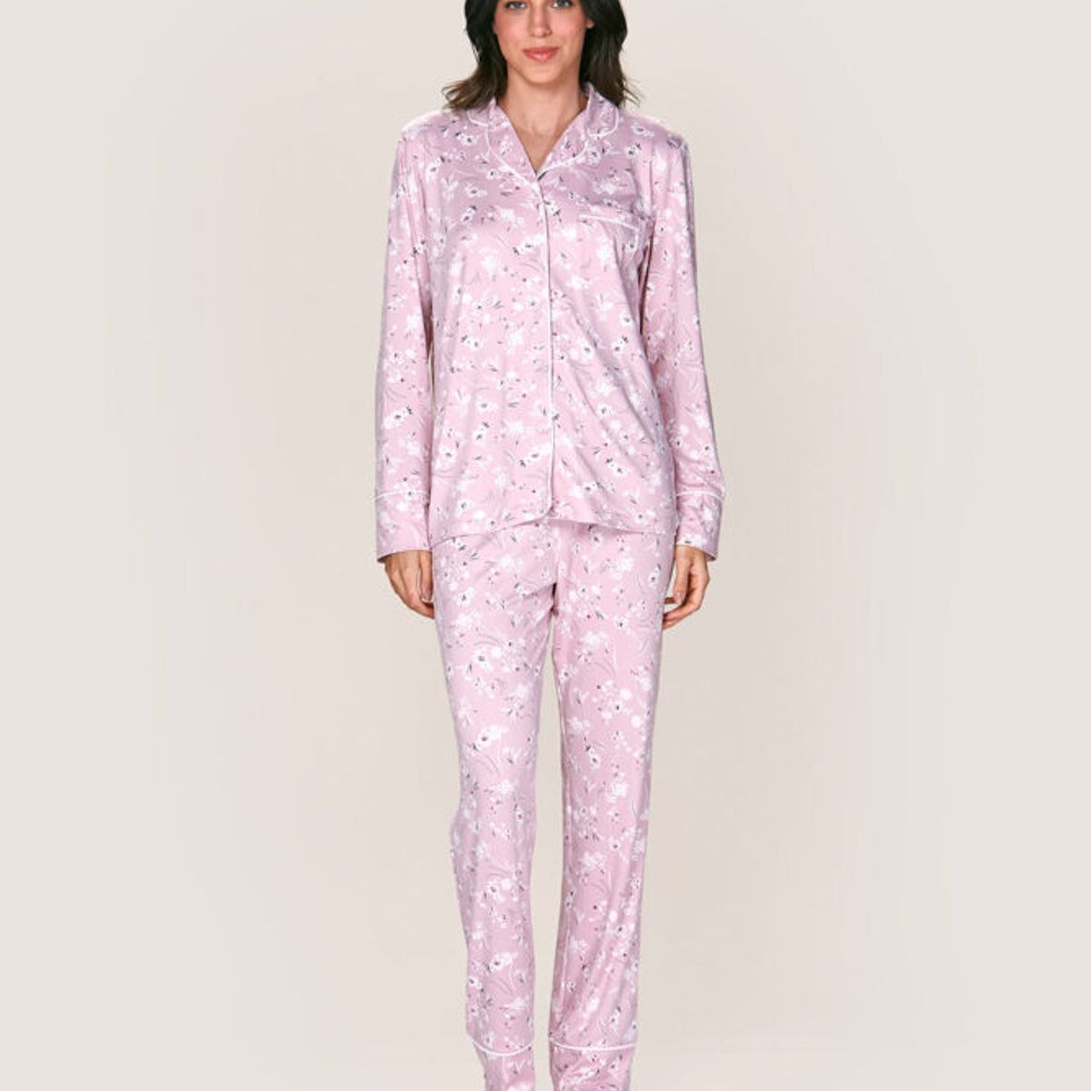 LADY GENNY - Pijama Estampada Abotonada