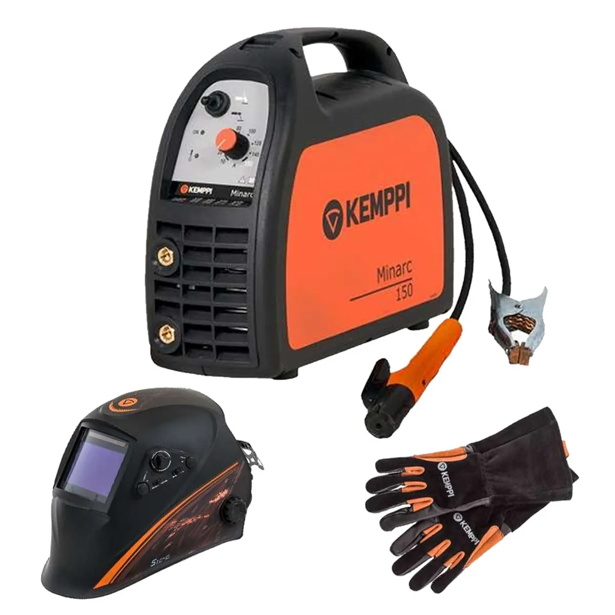 INDURA - Soldadora Inverter Kemppi Minarc 150 + Mascara - Guantes.