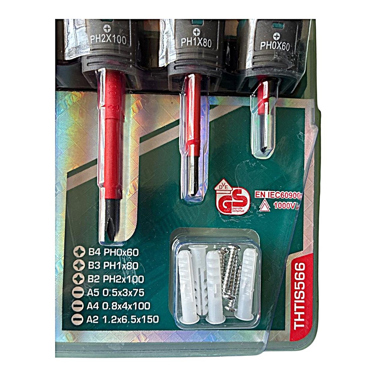 TOTAL TOOLS - Set Destornilladores Eléctricos Aislado 6pcs Total THTIS566
