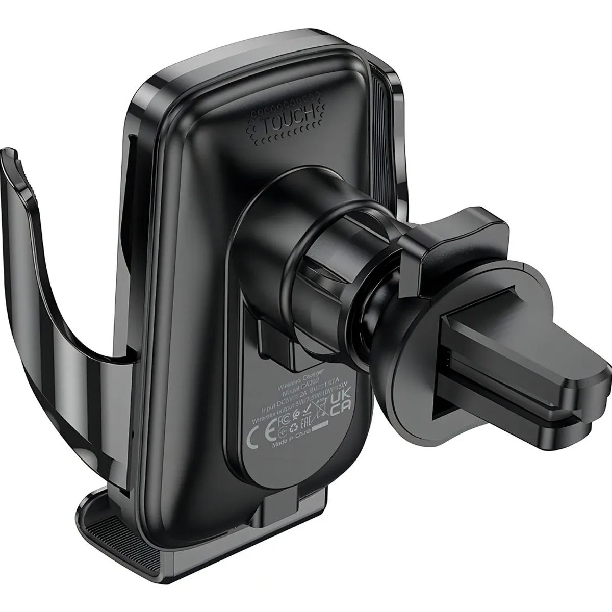HOCO - Soporte De Auto Carga Inalambrica Para iPhone y Android Smartphone