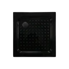JOYTEK - Receptáculo para Ducha Cuadrado Negro 70x70x13 cm