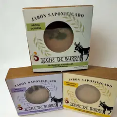 GENERICO - JABON EN BARRA DE LECHE DE BURRA NATURAL & ARTESANAL