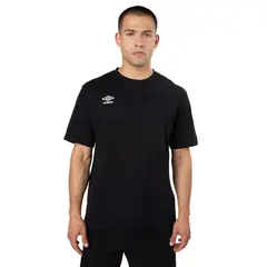 UMBRO - Polera Essentials Small Logo Hombre Negro