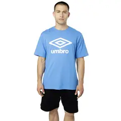 UMBRO - Polera Essentials Big Logo Hombre Azul