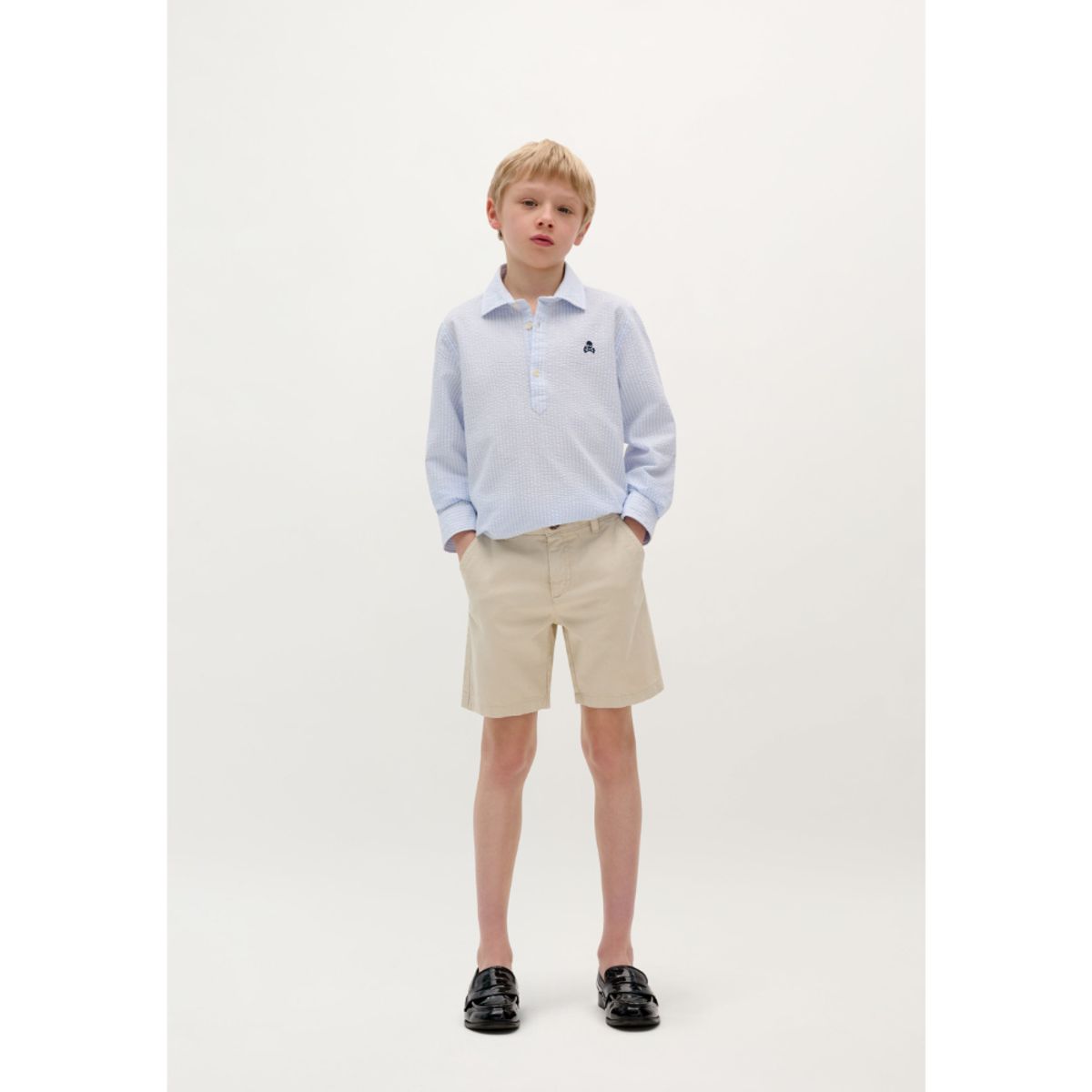 SCALPERS - BERMUDAS ALGODÓN LOGO