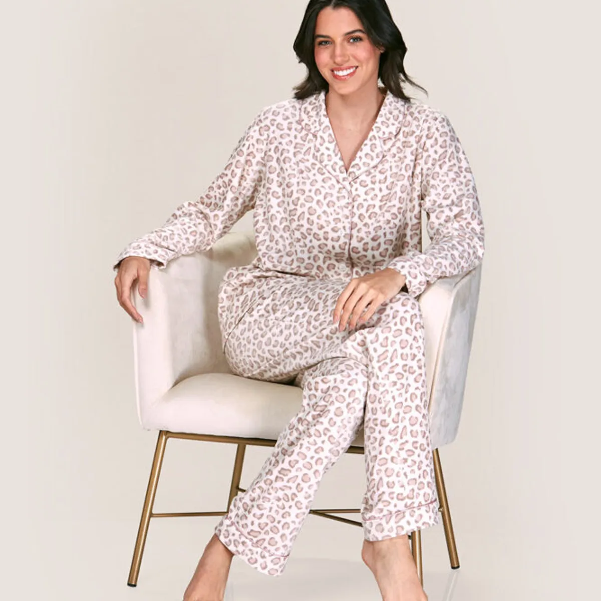 LADY GENNY - Pijama Micropolar Abotonada