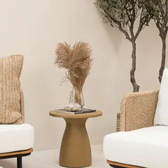 AMOBLE - Mesa De Centro Dihueñe Mostaza Amoblé