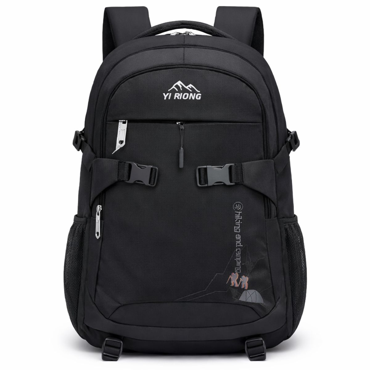 GENERICO - Mochila Outdoor 55L Impermeable Viaje Trekking Urbana Negro