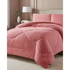 GENERICO - COBERTOR ELEGANTE DE INVIERNO CON CHIPORRO PLAZA Y MEDIA19