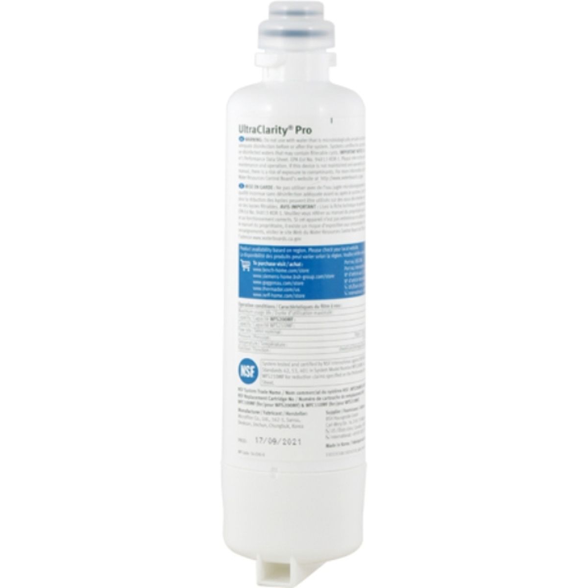 BOSCH - Filtro de Agua Para Refrigerador Bosch UltraClarity Pro