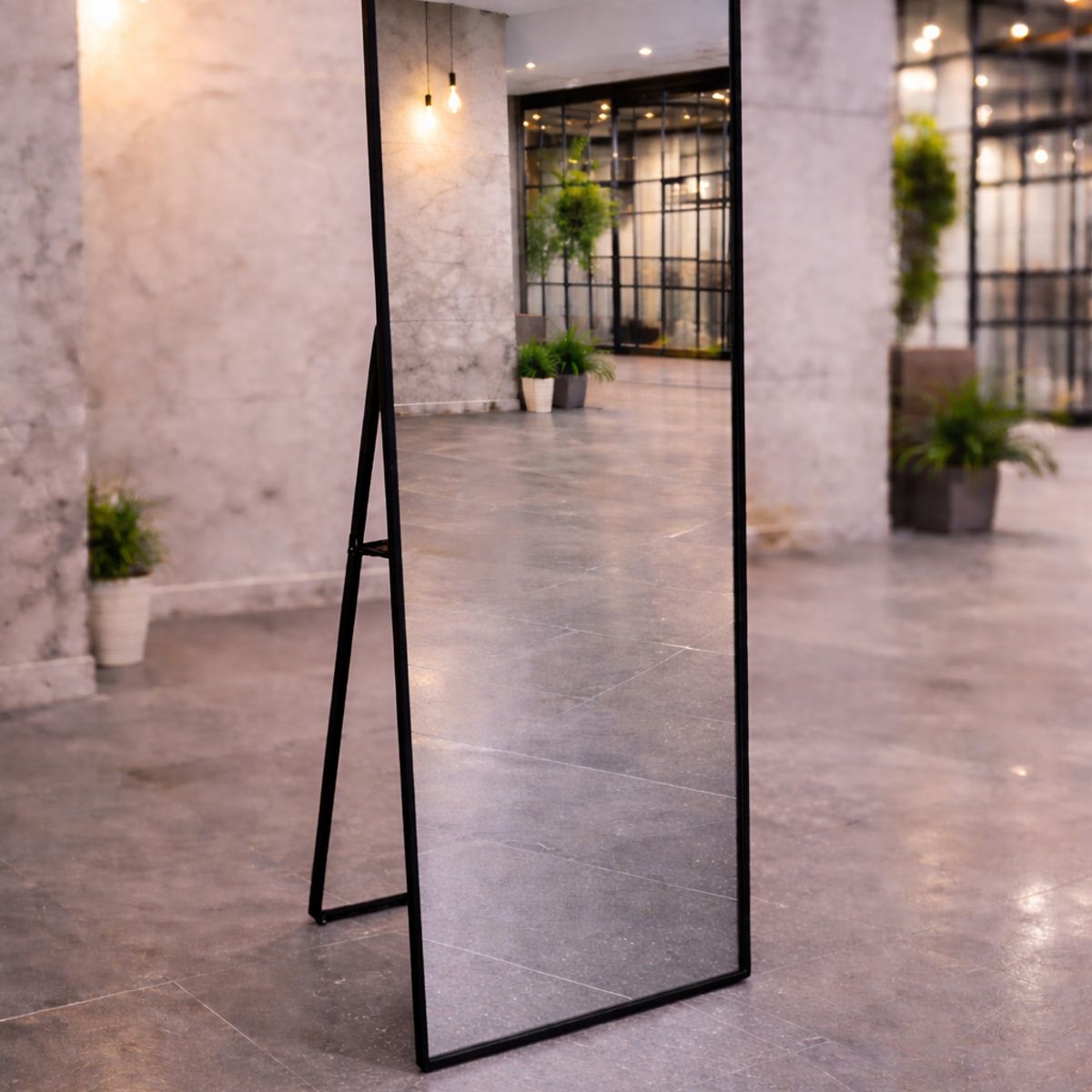 GENERICO - Espejo Cuerpo Entero Black 70x150 cm