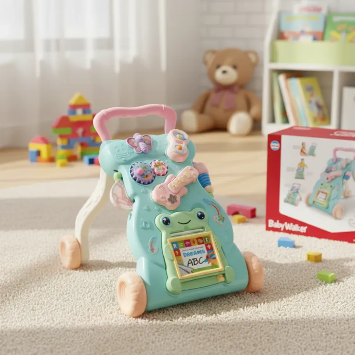 GENERICO - Caminador Andador Musical Interactivo Para Bebé Con Pizarra