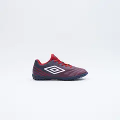 UMBRO - Zapatilla Baby Fútbol Toccare IV TF Niños Azul/Rojo