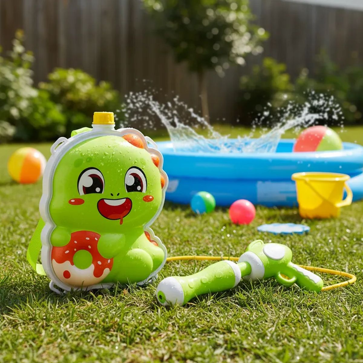 GENERICO - Pistola De Agua Mochila Dinosaurio Juguete Infantil