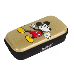 MOOVING - ESTUCHE ESCOLAR BOX MICKEY DORADO