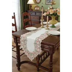 GENERICO - Camino de mesa bordado 40x180cm
