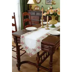 GENERICO - Camino de mesa bordado 40x180cm