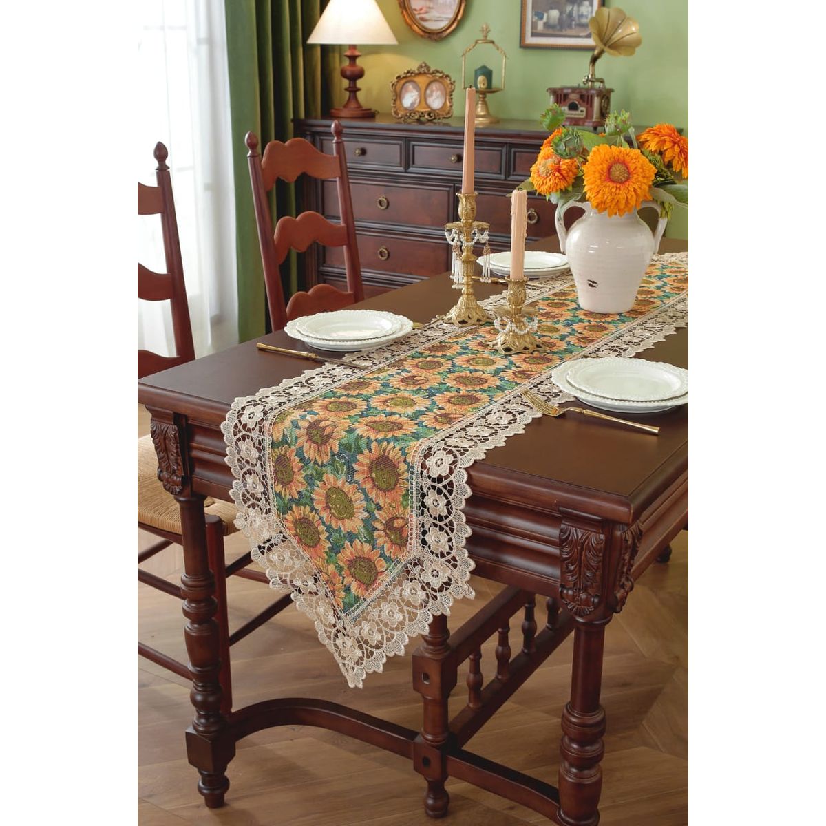 GENERICO - Camino de mesa  estilo boho 40x180cm