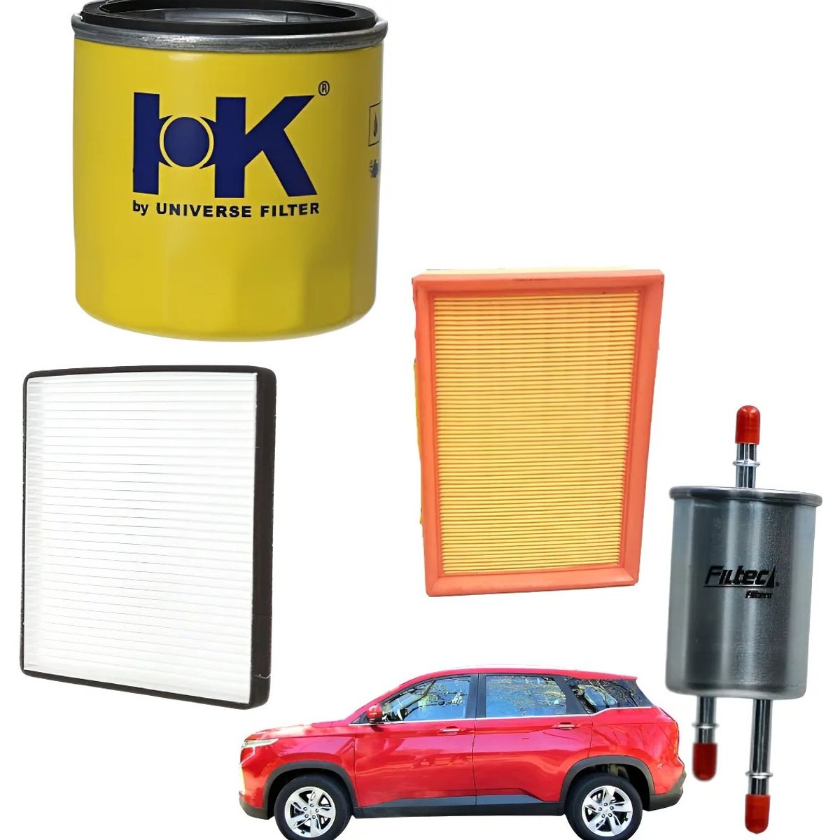 GENERICO - Kit De Filtros Para Chevrolet Captiva 1.5 2019-2025.