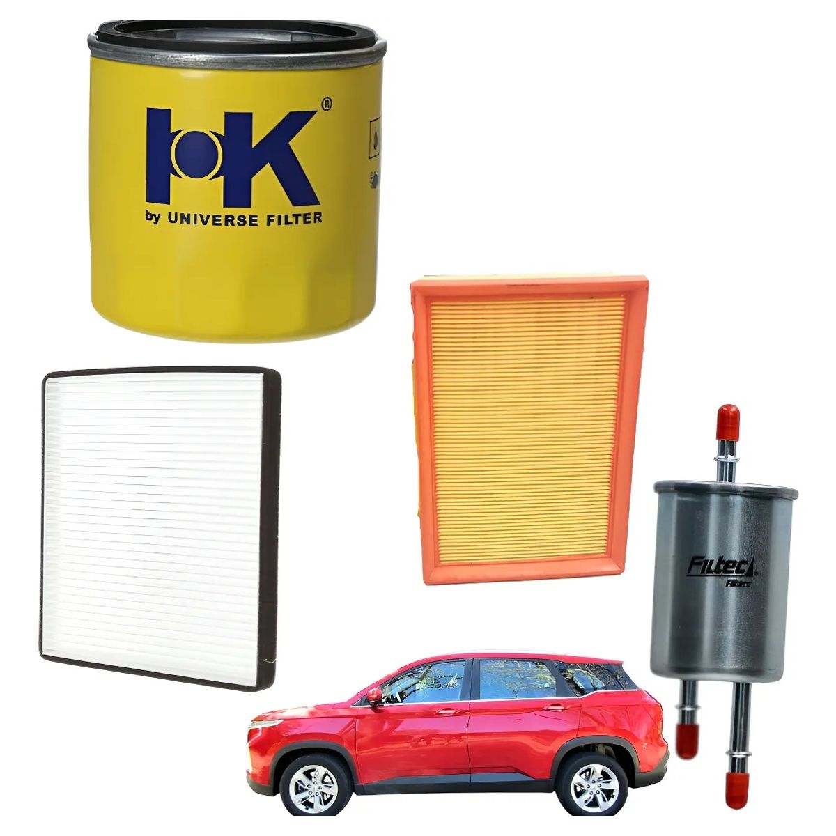 GENERICO - Kit De Filtros Para Chevrolet Captiva 1.5 2019-2025.