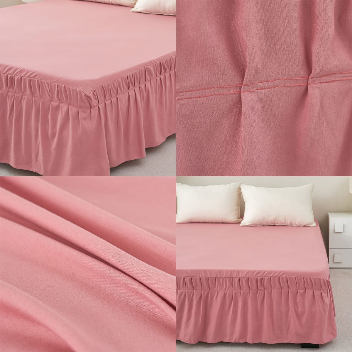 GENERICO - Faldones para cama king 25p