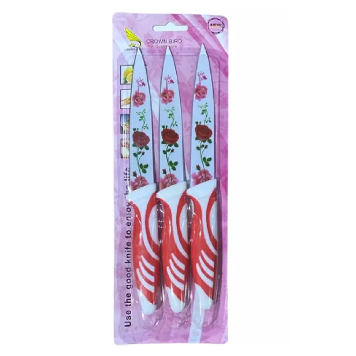 GENERICO - Set 3 Cuchillos Juego Cuchillos Cocina