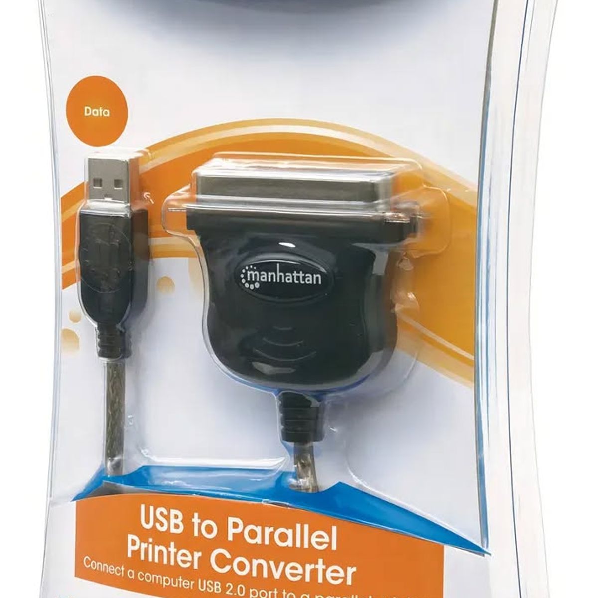 GENERICO - Adaptador convertidor Usb-a a paralelo centronics Manhattan 1 . 8m