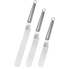 GENERICO - Set Espatulas Reposteria 3 Pzs Alisado Decorado Torta