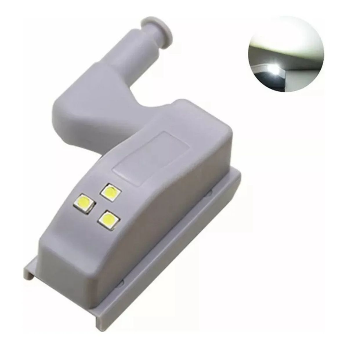GENERICO - 5 Bisagras Luces Led Para Muebles De Cocina