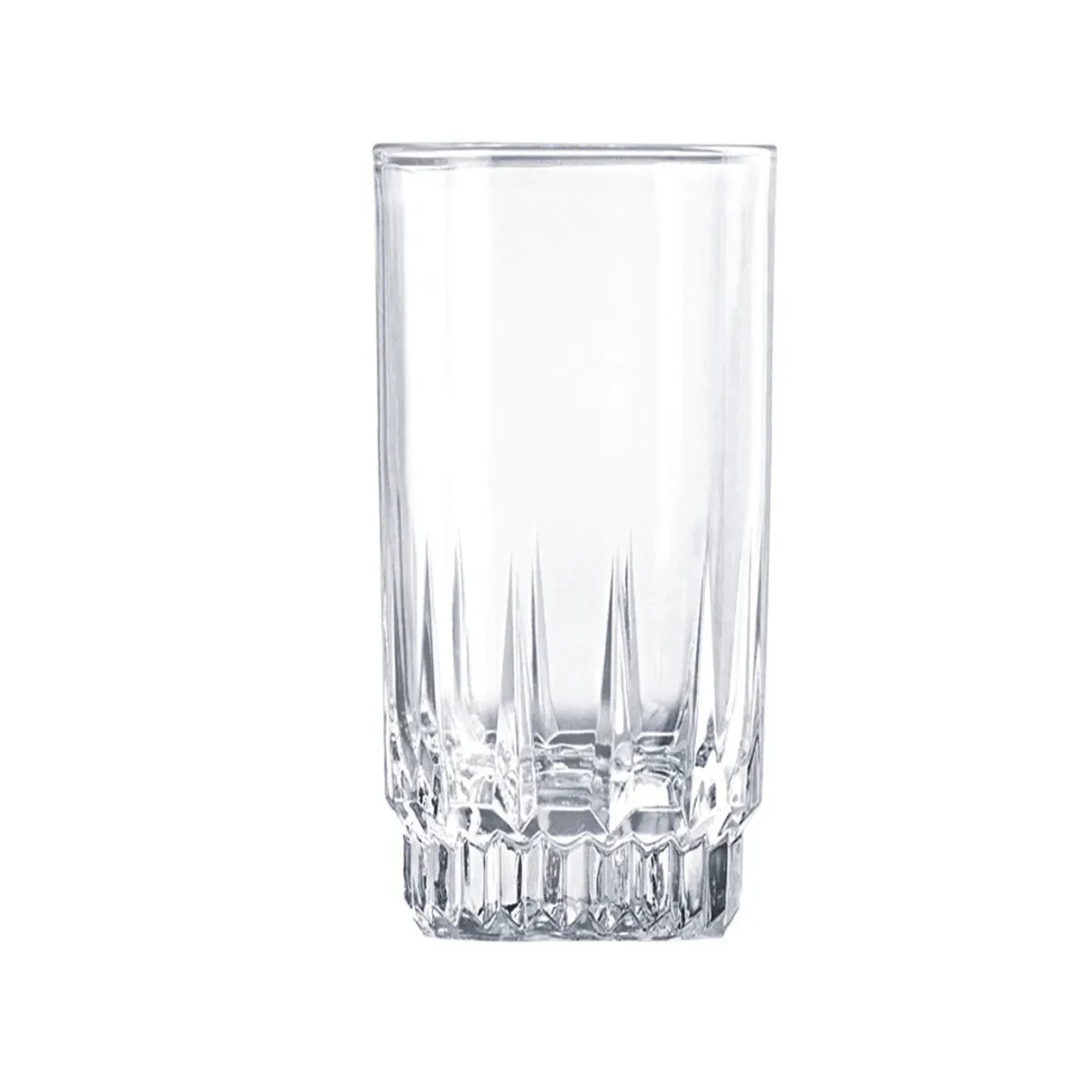 CRISTAR - Set 6 Vasos Vidrio  Prisma
