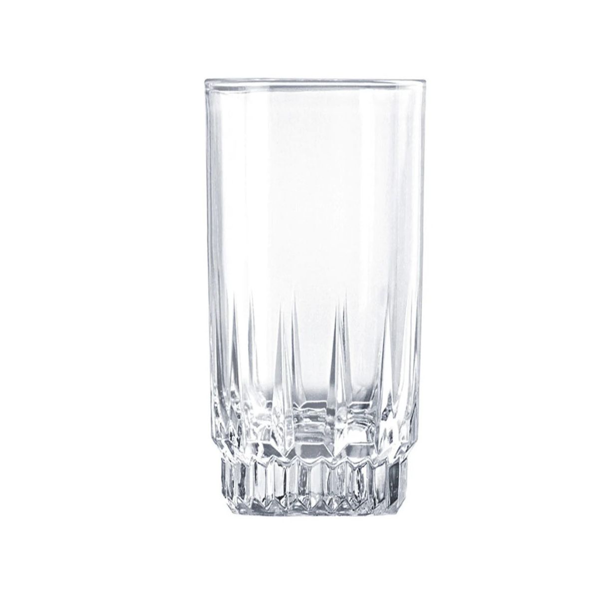 CRISTAR - Set 6 Vasos Vidrio  Prisma